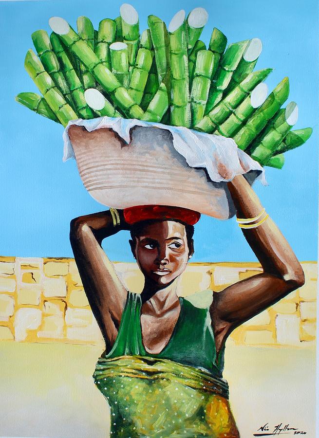 Sugarcane Painting by Nii Hylton