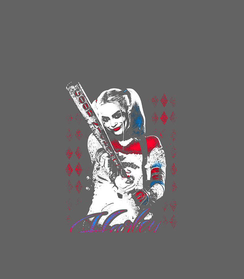 Suicide Squad Harley Quinn Bat Digital Art by Pip Ellen