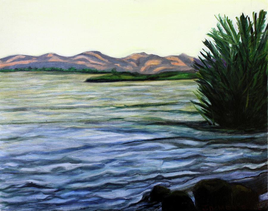 Suisun Bay Slough Painting by Jeanine DeMont