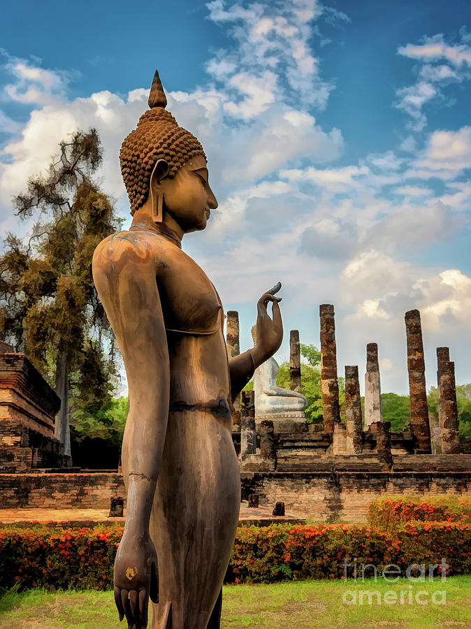 Sukhothai Buddha Thailand Photograph by Adrian Evans