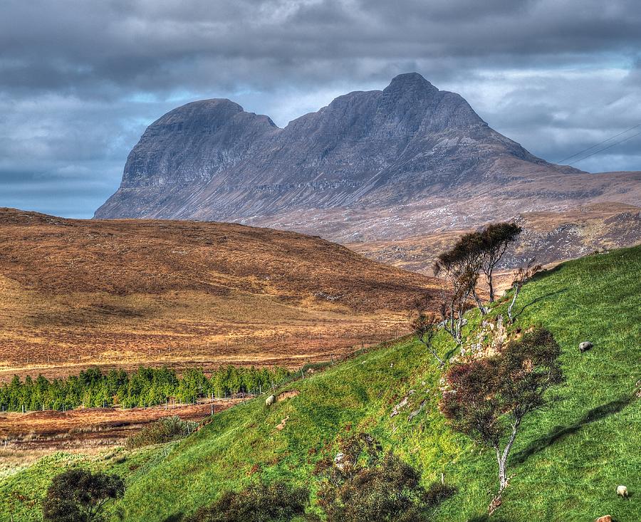 Suliven Assynt Mountains Highland Scotland Photograph by OBT Imaging