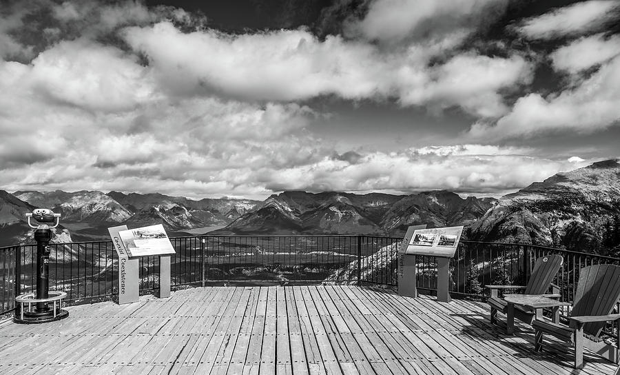 Sulphur Mountain Observation Deck Photograph by Dan Sproul