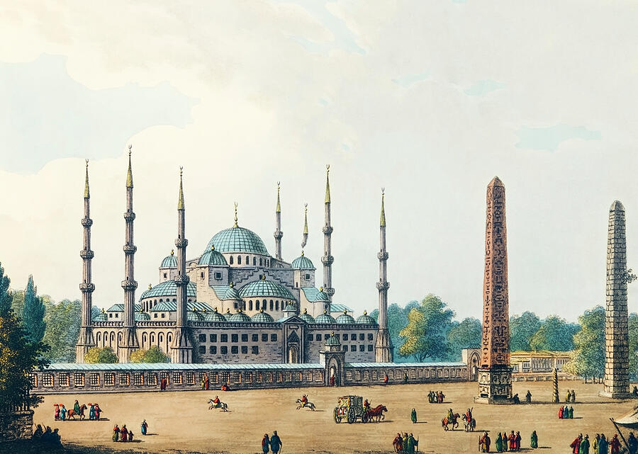 Sultan Ahmed Mosque Drawing