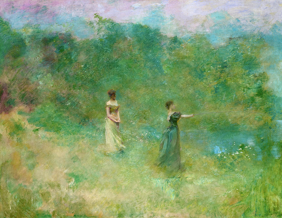 Summer, 1890 Painting by Thomas Dewing - Fine Art America