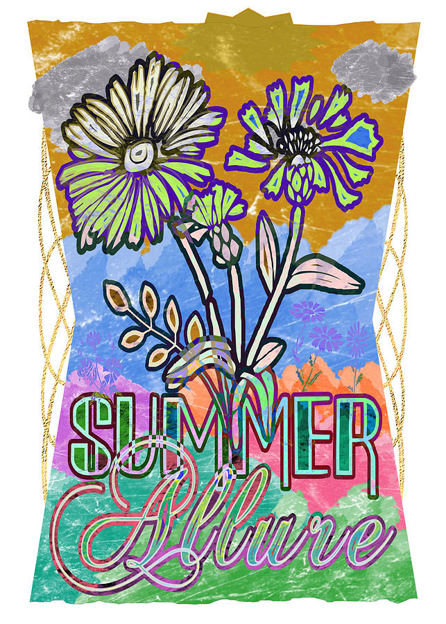 Summer Allure Fun in the Sun Digital Art by Delynn Addams