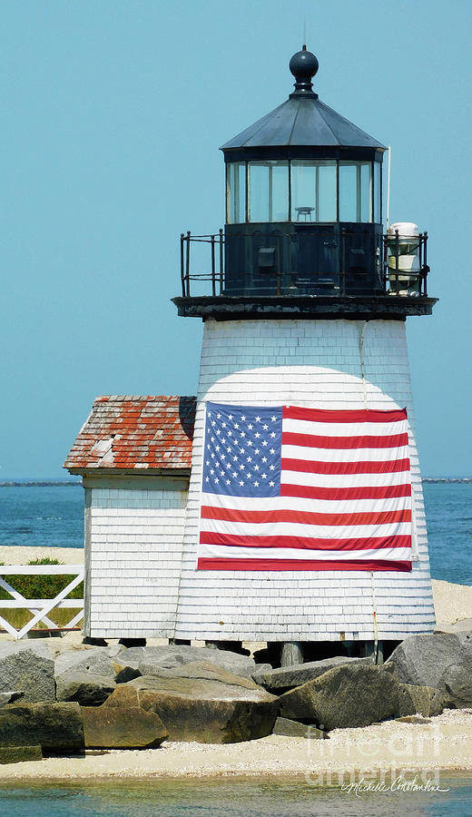 Summer at Brant Point Light Nantucket Photograph by Michelle Constantine