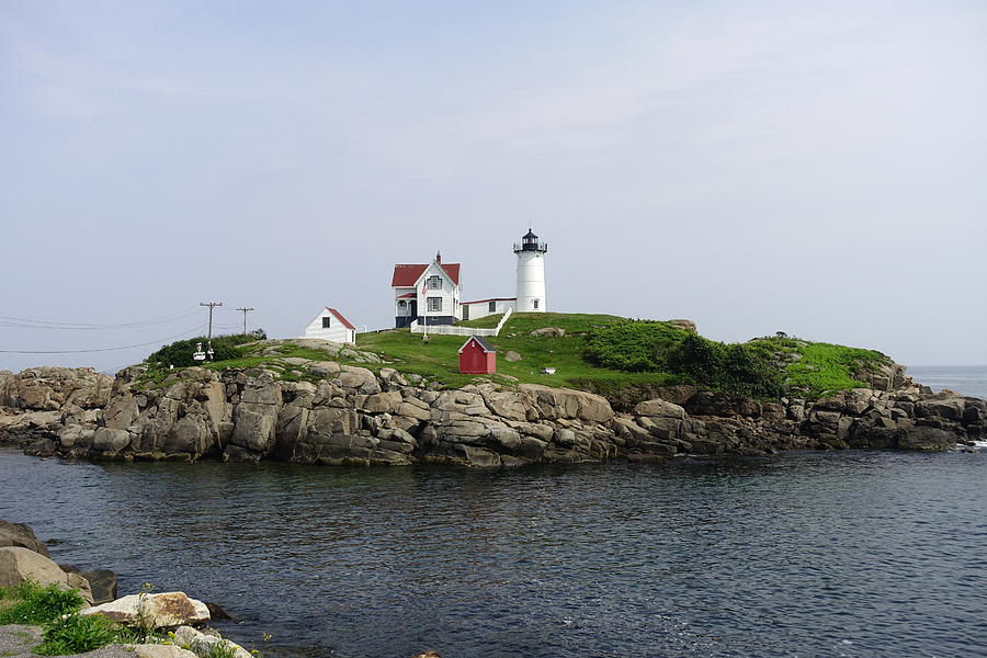 Summer at Nubble Light Photograph by Patricia Caron