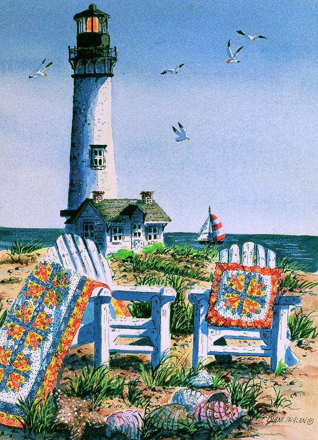 Summer at the Shore Painting by Diane Phalen