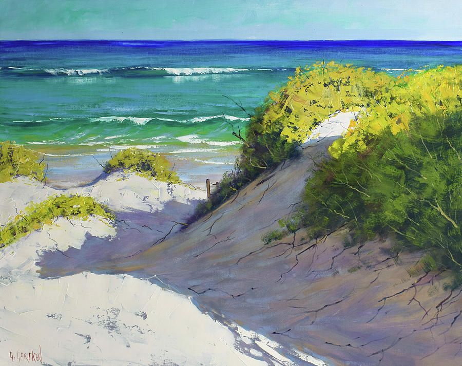 Summer Beach Day Painting