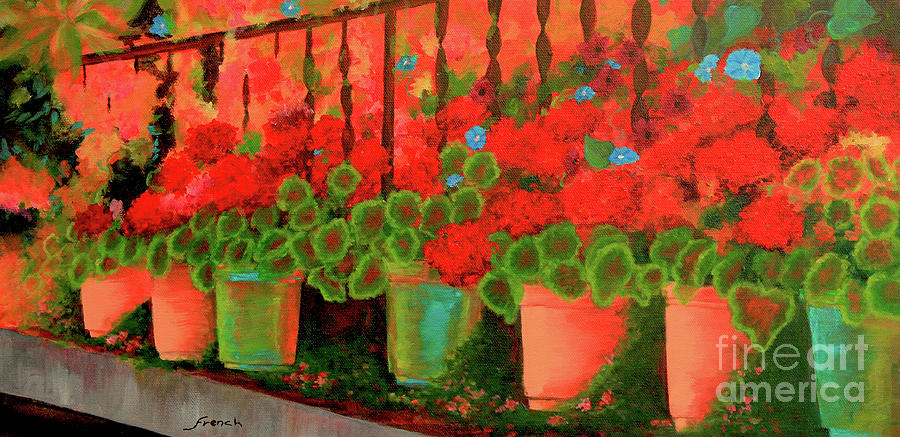 Summer Blooms Painting by Jeanette French