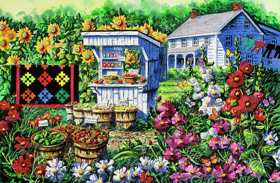 Summer Bounty Painting by Diane Phalen