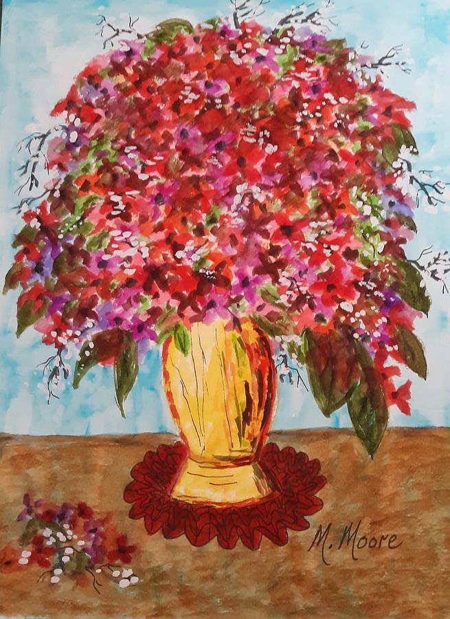 Summer Bouquet Painting by Marlene Moore