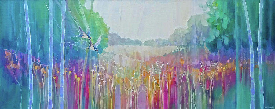 Summer Calls Painting by Gill Bustamante