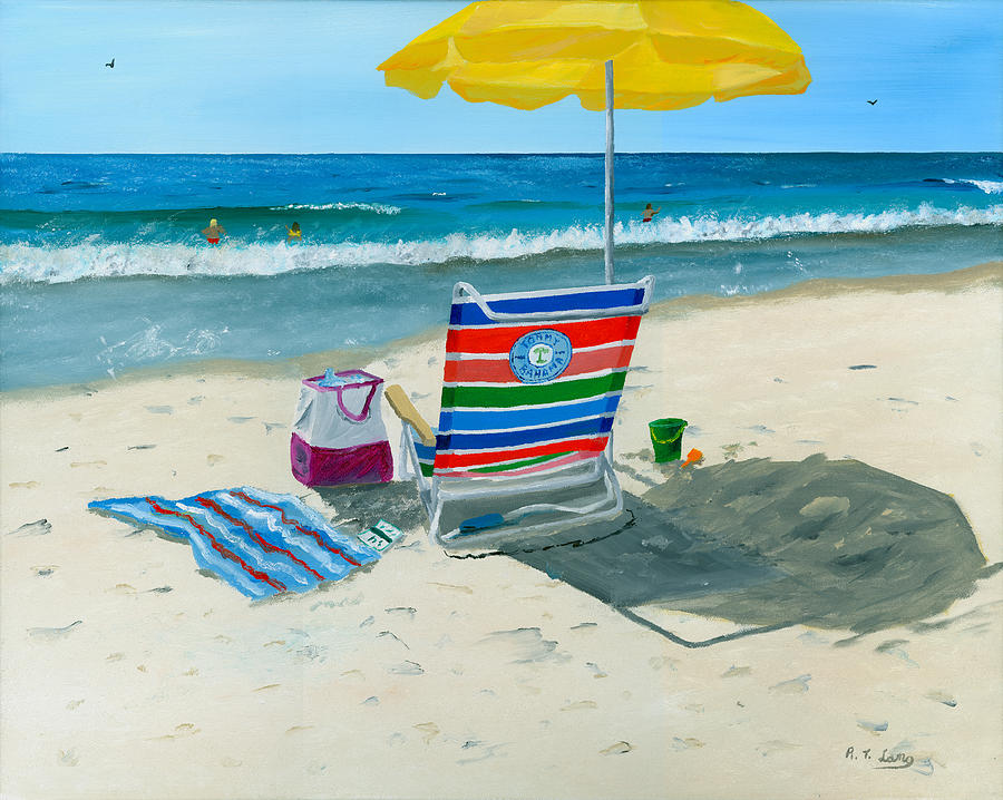 Summer Camp Painting by Rick Lang - Fine Art America