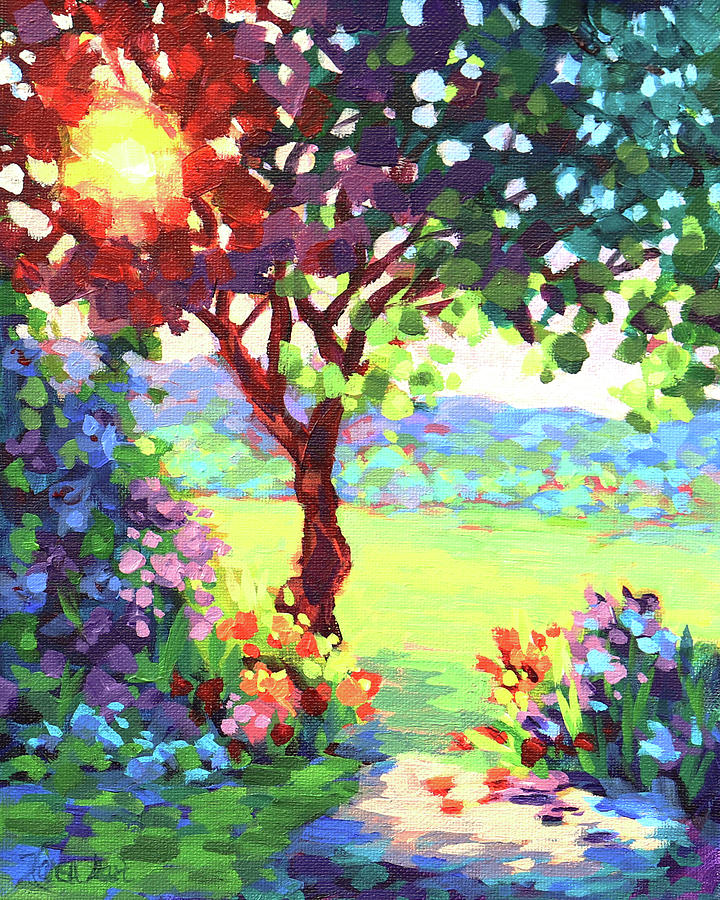 Summer Color Painting by Karen Ilari