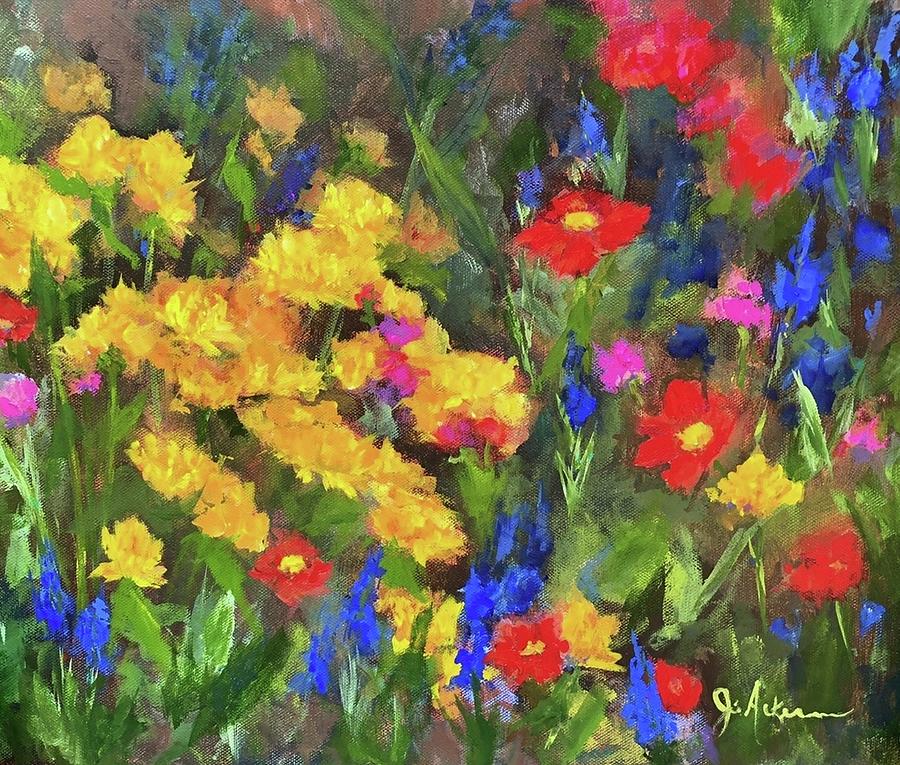 Summer Colors Painting by Jo Ackerman