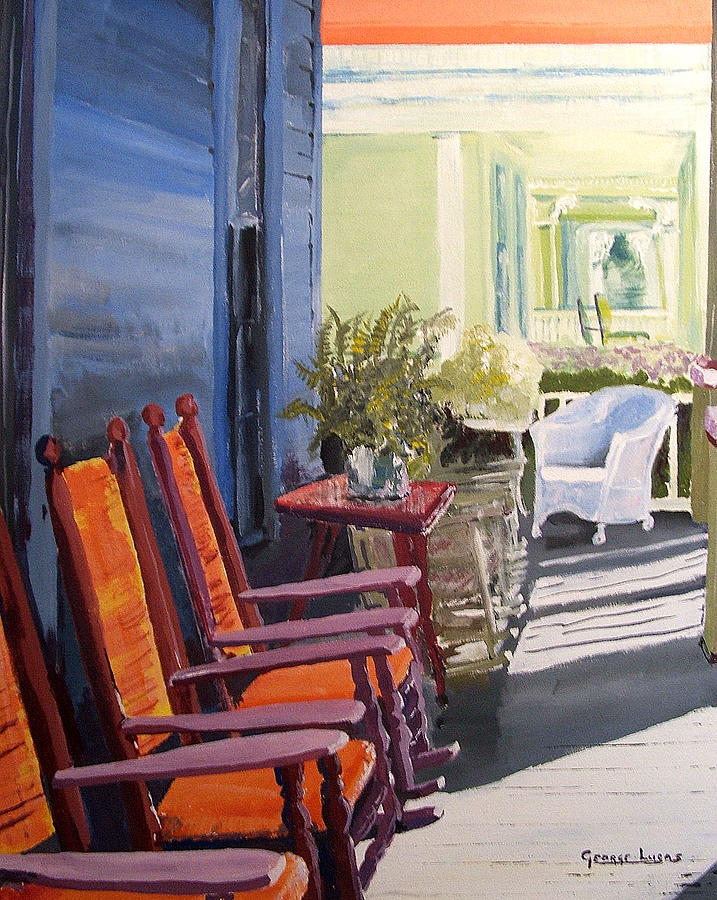George Lucas Painting - Summer Cottage Inn, Cape May, NJ by George Lucas