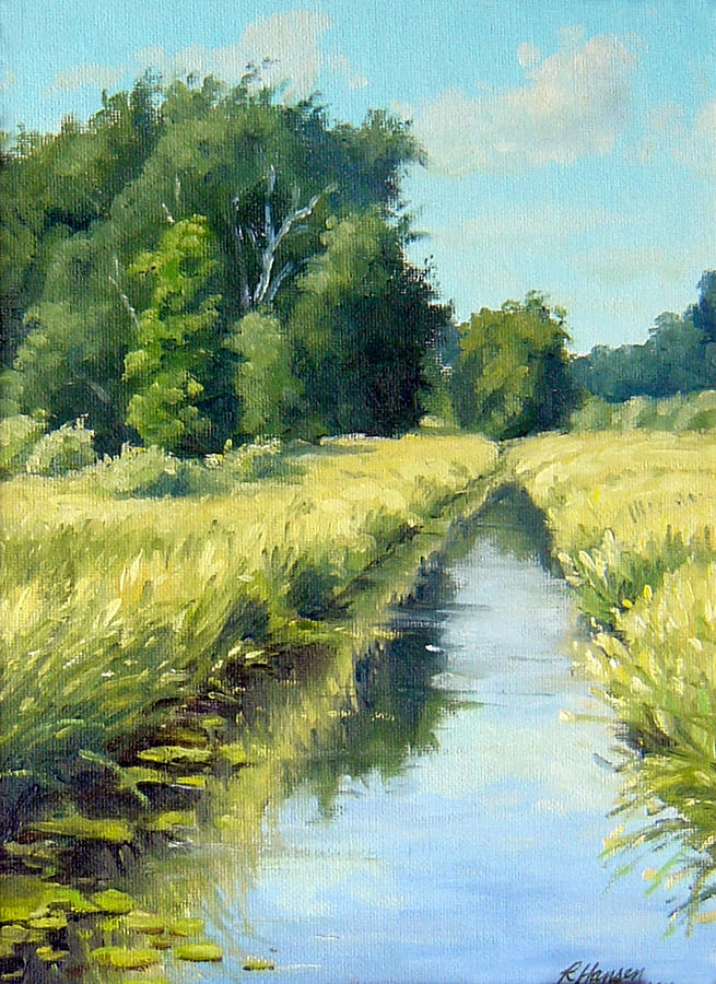 Summer Creek Painting by Rick Hansen