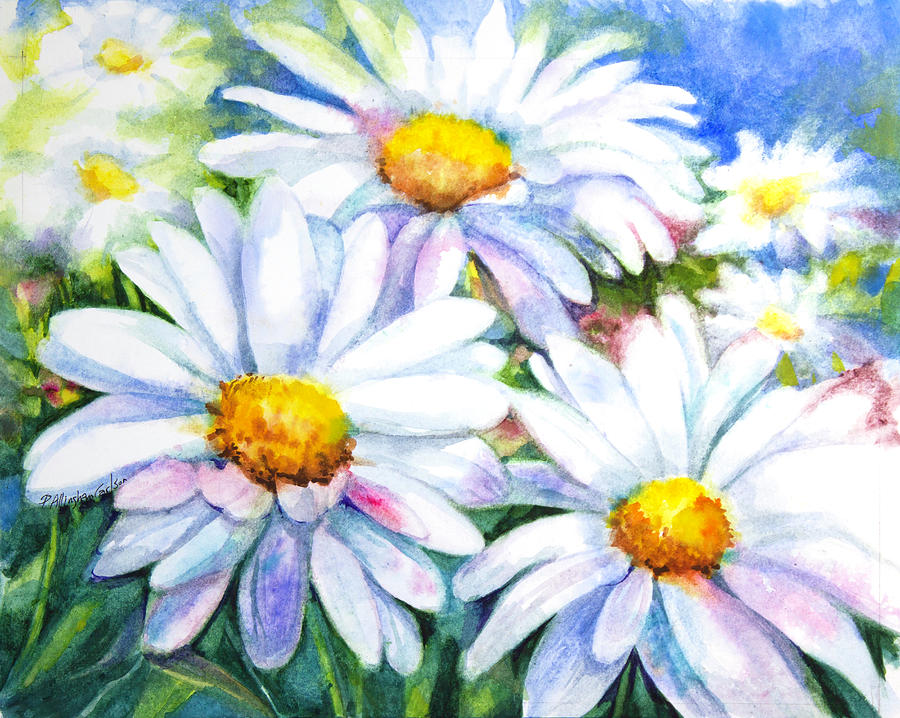 Summer Daisies Painting