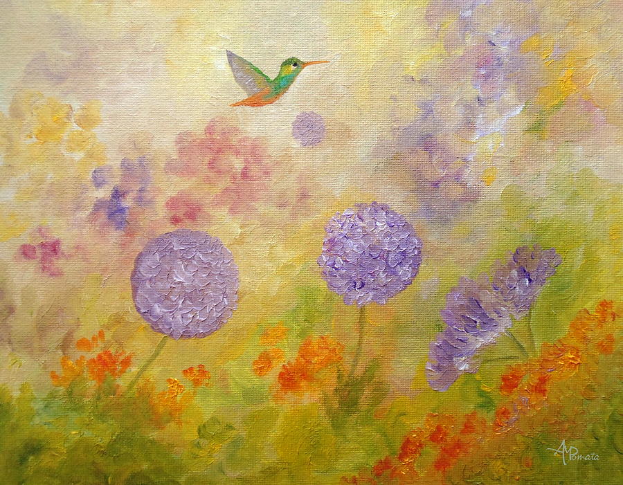 Summer Delights Painting by Angeles M Pomata