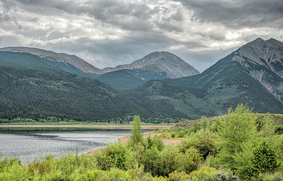 Summer Evening at Twin Lakes, Colorado Photograph by Marcy Wielfaert