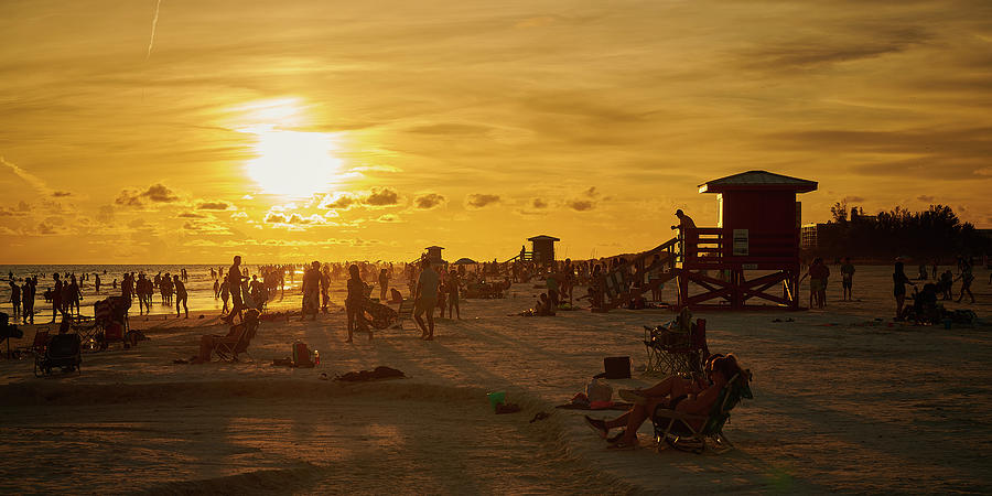Summer Evening Fun at Siesta Key Photograph by Mark Rogers
