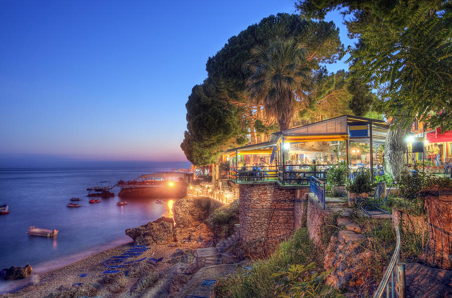 Summer Evening on the Ionian Coast Photograph by DaveLongMedia