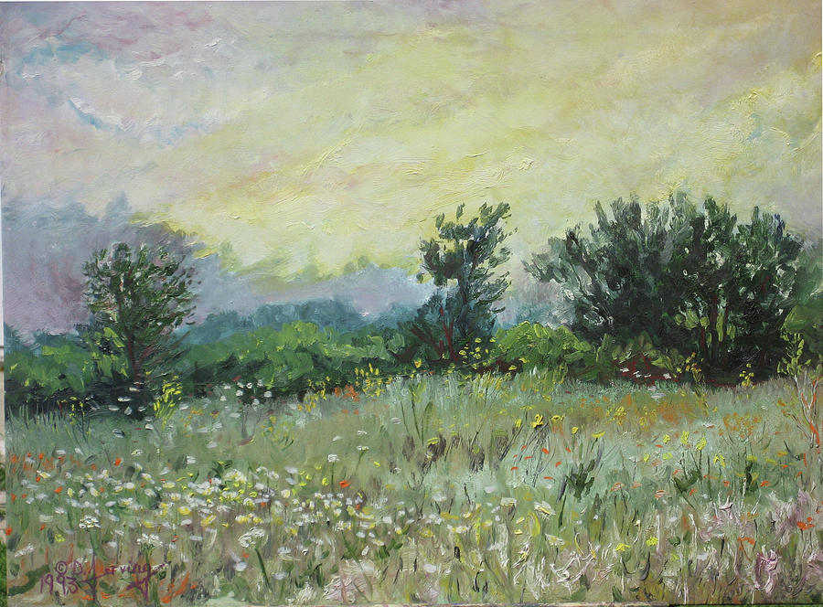 Summer Fields Painting by Douglas Jerving