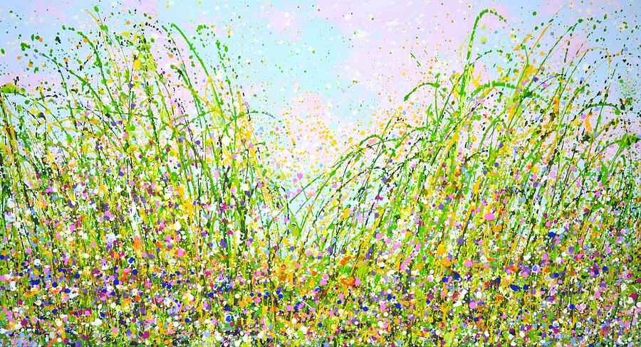 	Summer. Flower field 2. Painting by Iryna Kastsova