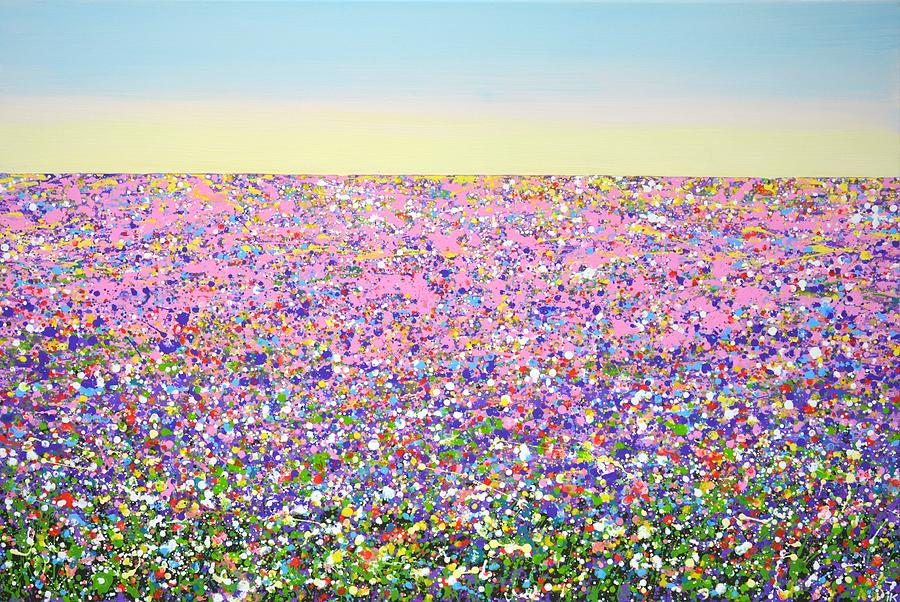 	Summer. Flower field 7. Painting by Iryna Kastsova