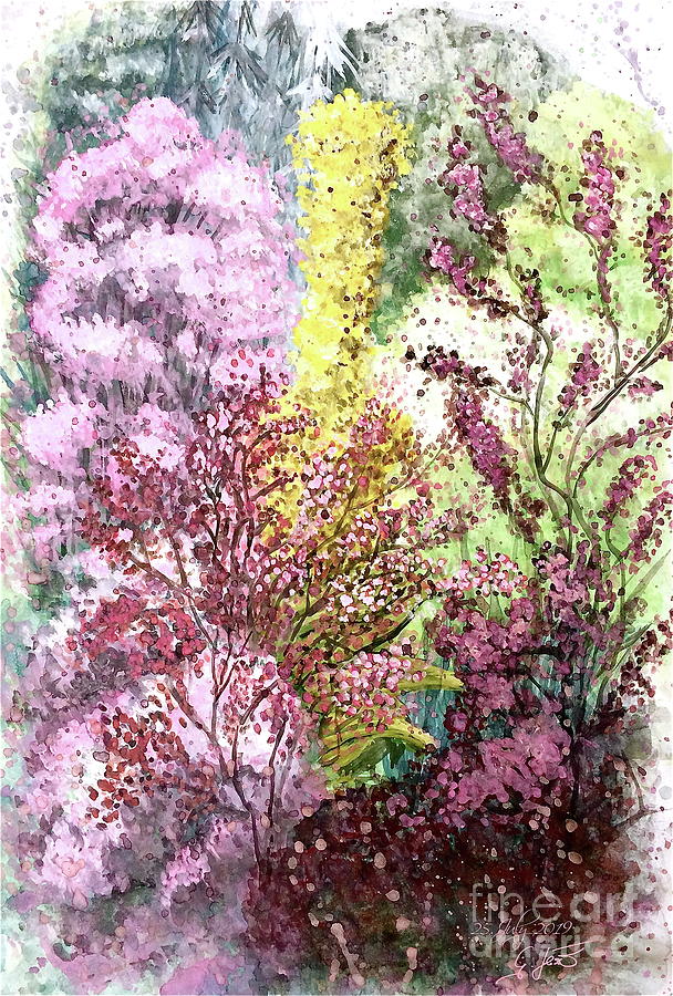 Summer Flower Garden Painting