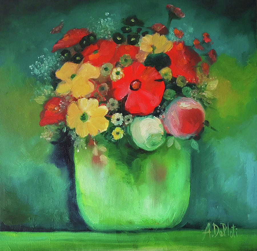 Summer Painting - Summer Flowers by Alena De Ploti