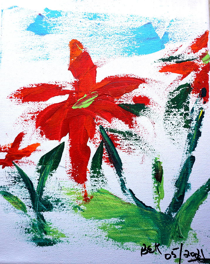 Summer Flowers Painting by Brent Knippel