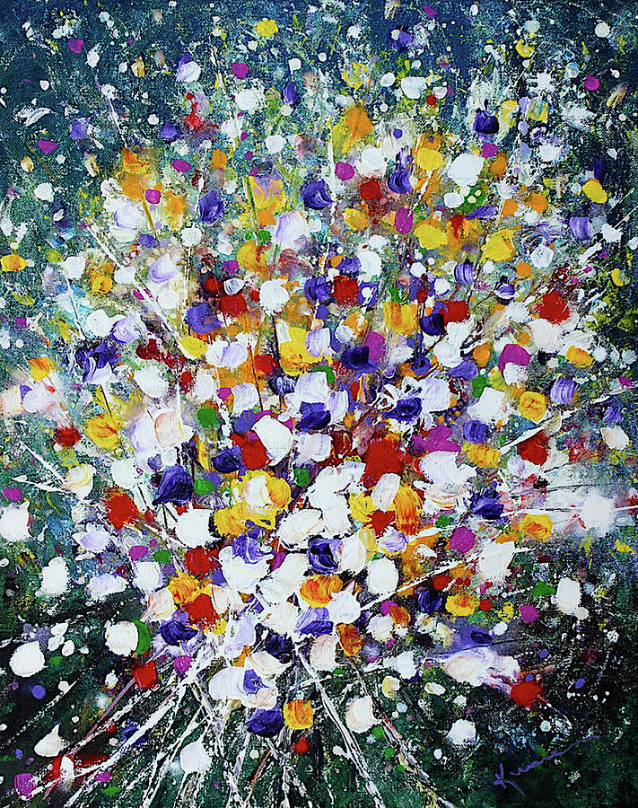 Summer Flowers Painting by Kume Bryant
