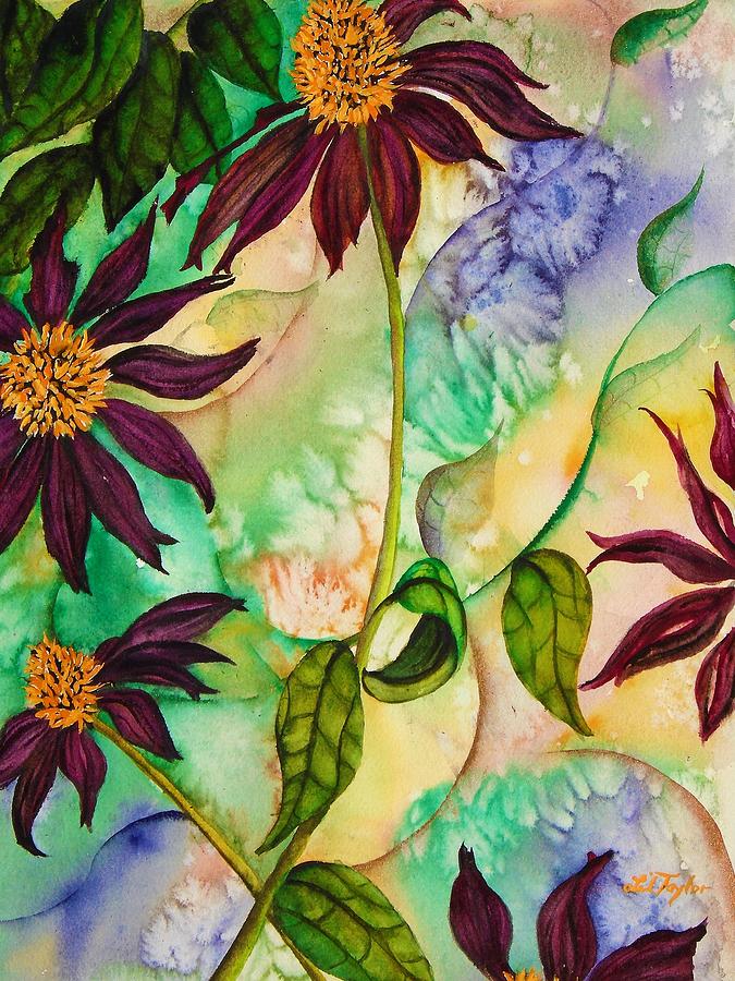 Summer Flowers Painting by Lil Taylor