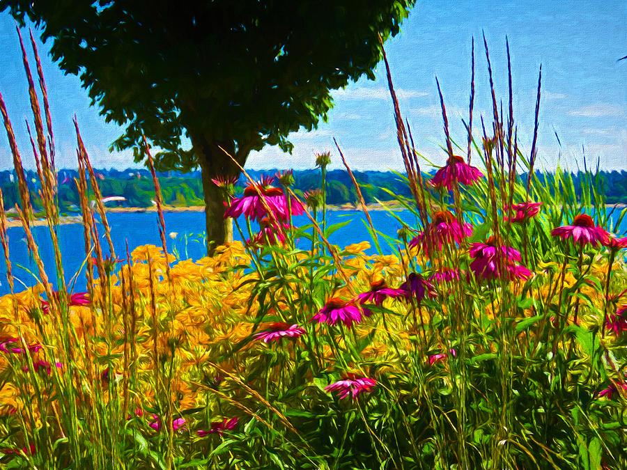 Summer Flowers Stanley Park Vancouver Photograph by Joan Stratton