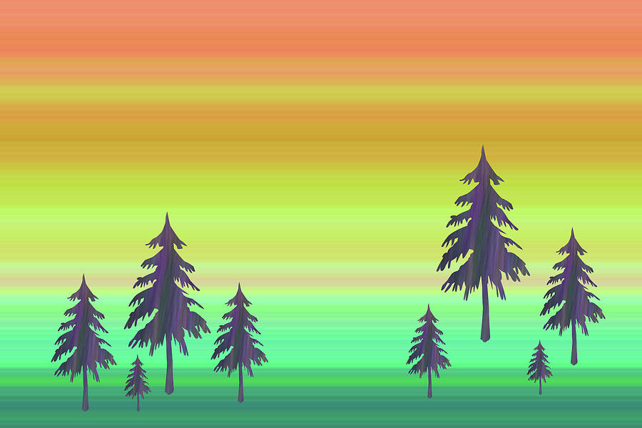 Summer Forest Digital Art