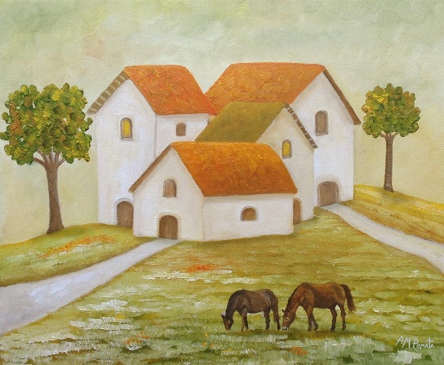 Summer Graze Painting by Angeles M Pomata