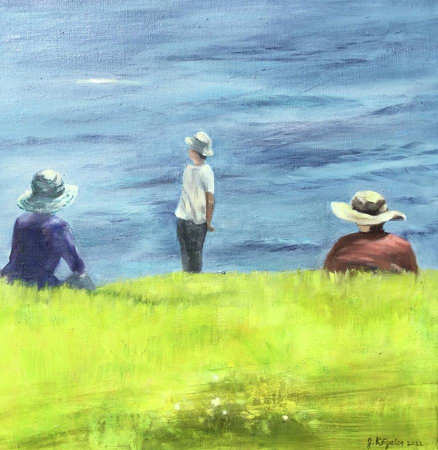 Summer Hats Painting by Jeannette Kogeler - Fine Art America