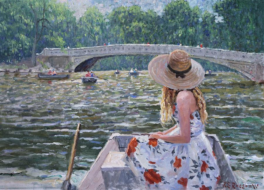 Summer in Central Park Painting by Roelof Rossouw
