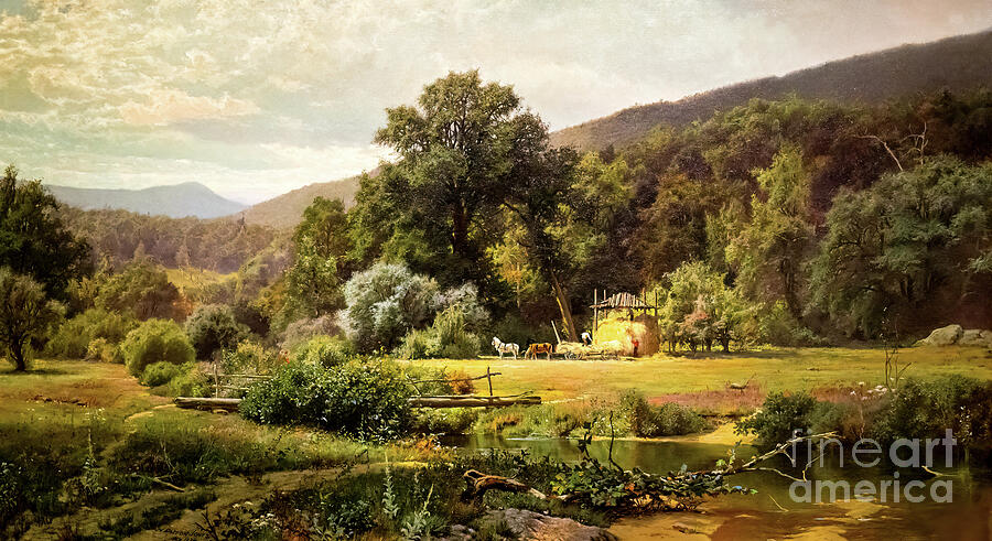 Summer in the Blue Ridge by Hugh Bolton Jones 1874 Painting by Hugh Bolton Jones