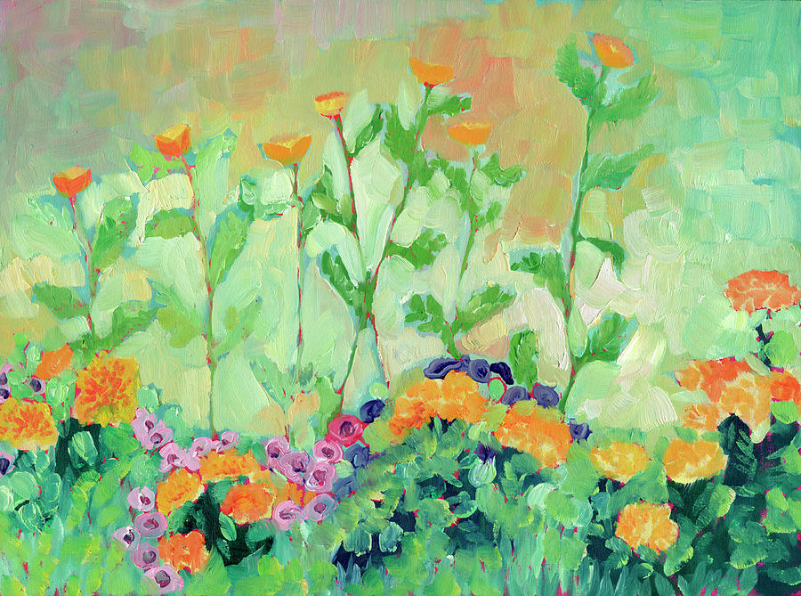 Summer In The Garden Painting
