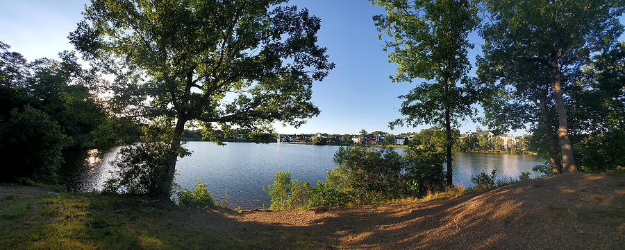 Summer Lake Panorama Photograph by Kenny Glover