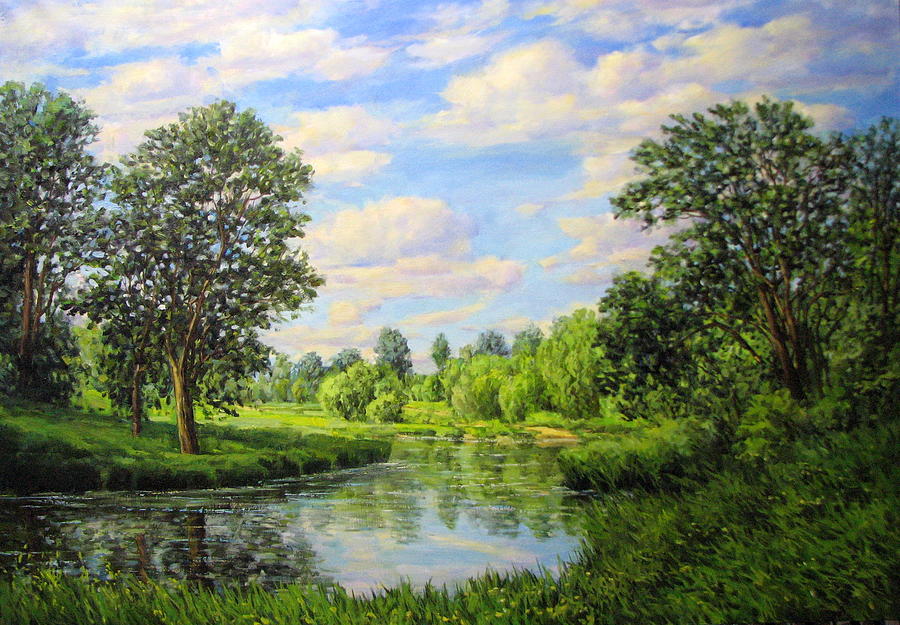 Summer landscape 10 Painting by Kastsov