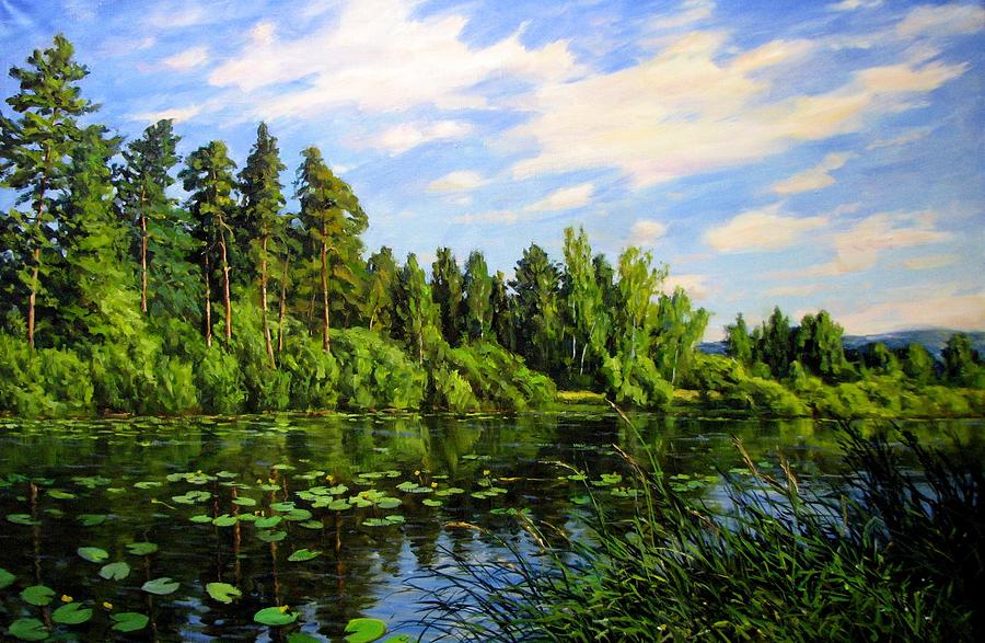 Summer landscape 13 Painting by Kastsov