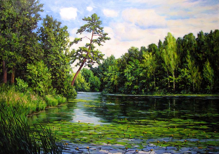 Summer landscape 14 Painting by Kastsov