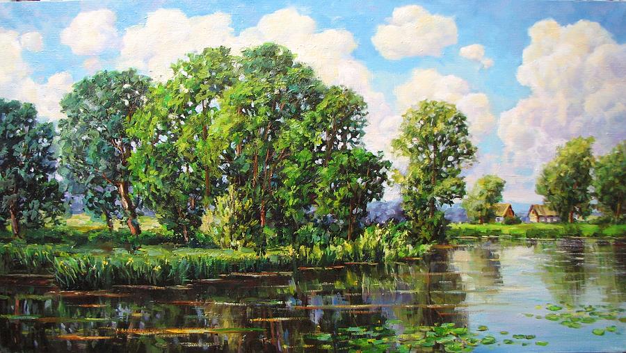 Summer landscape 3 Painting by Kastsov