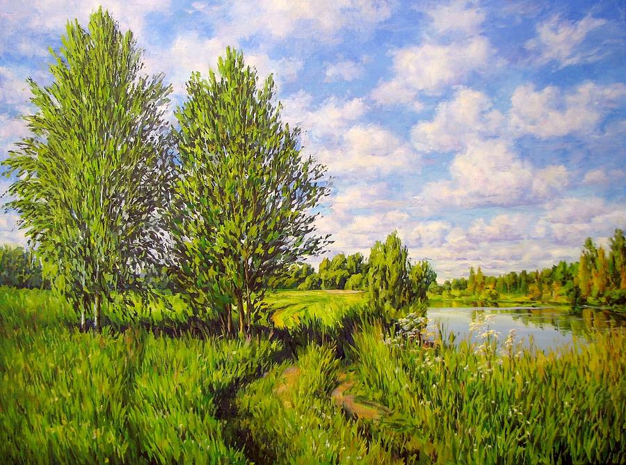 Summer landscape 5 Painting by Kastsov