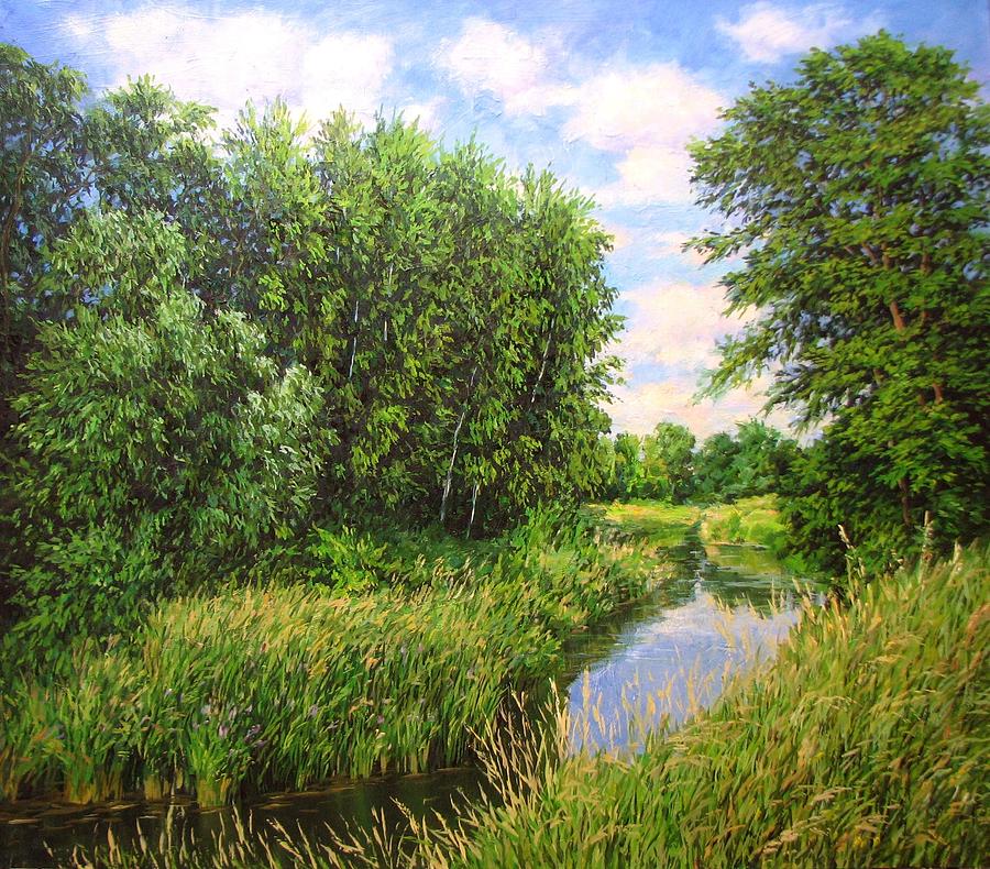 Summer landscape 6 Painting by Kastsov