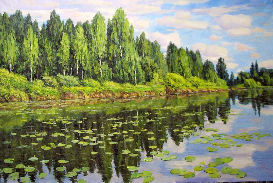 Summer landscape11 Painting by Kastsov